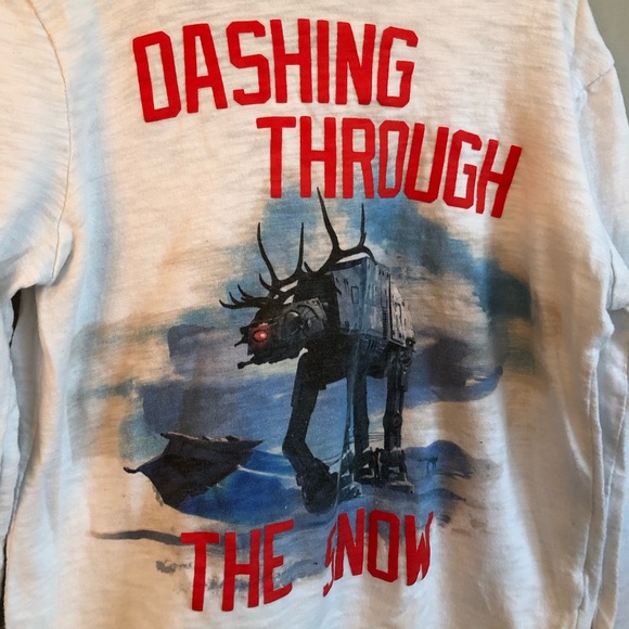 GAP X STAR WARS holiday At-At long sleeve - Picture 2 of 5